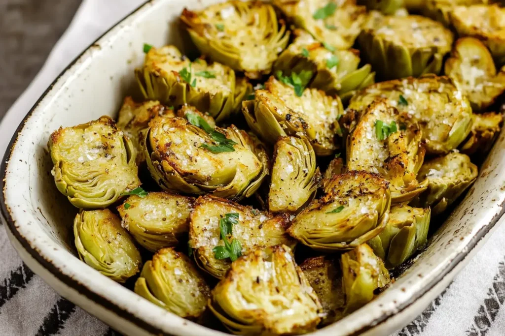 Air Fry Artichoke Hearts