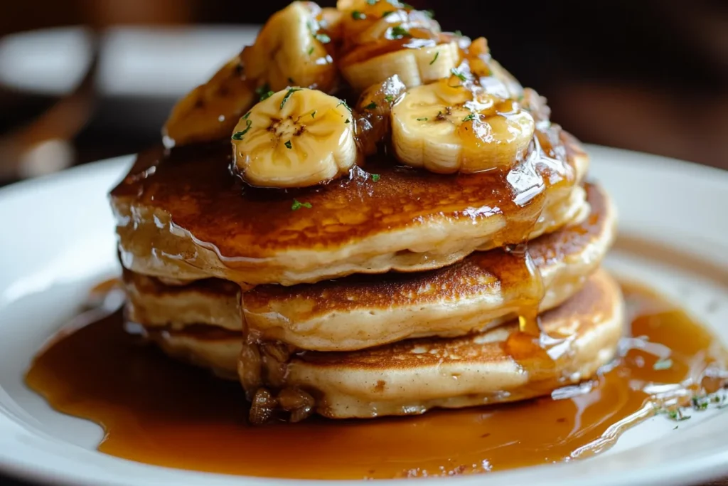 Bananas Foster Pancakes