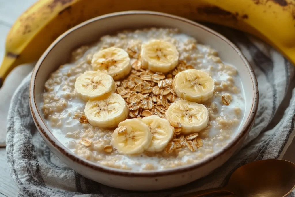 Bananas and Cream Oatmeal