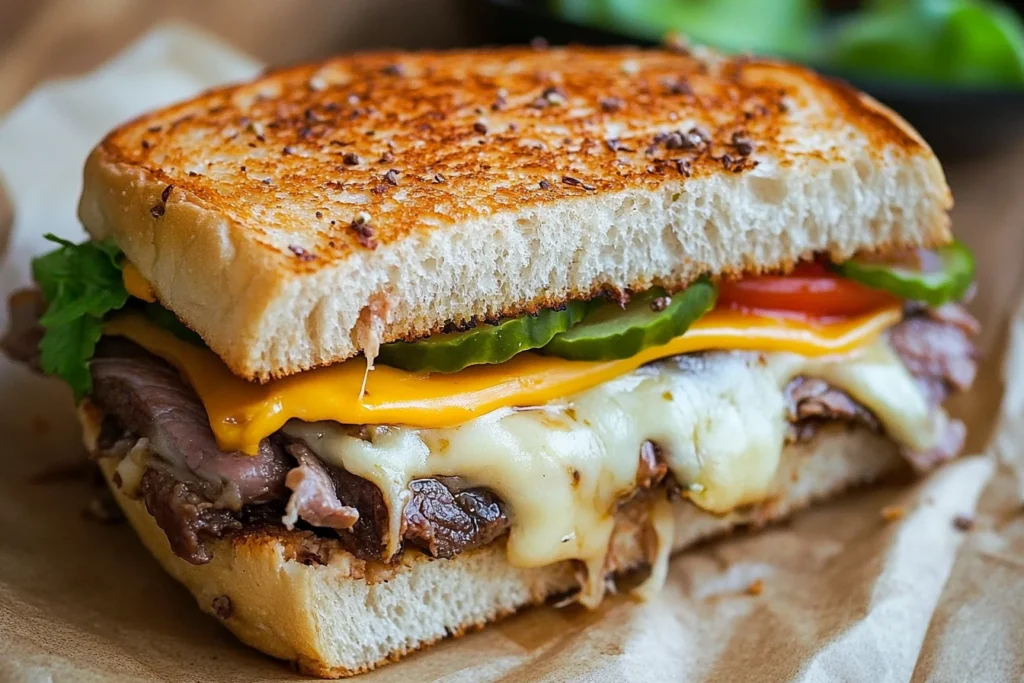 Beef and Cheese Deli Sandwich Recipe