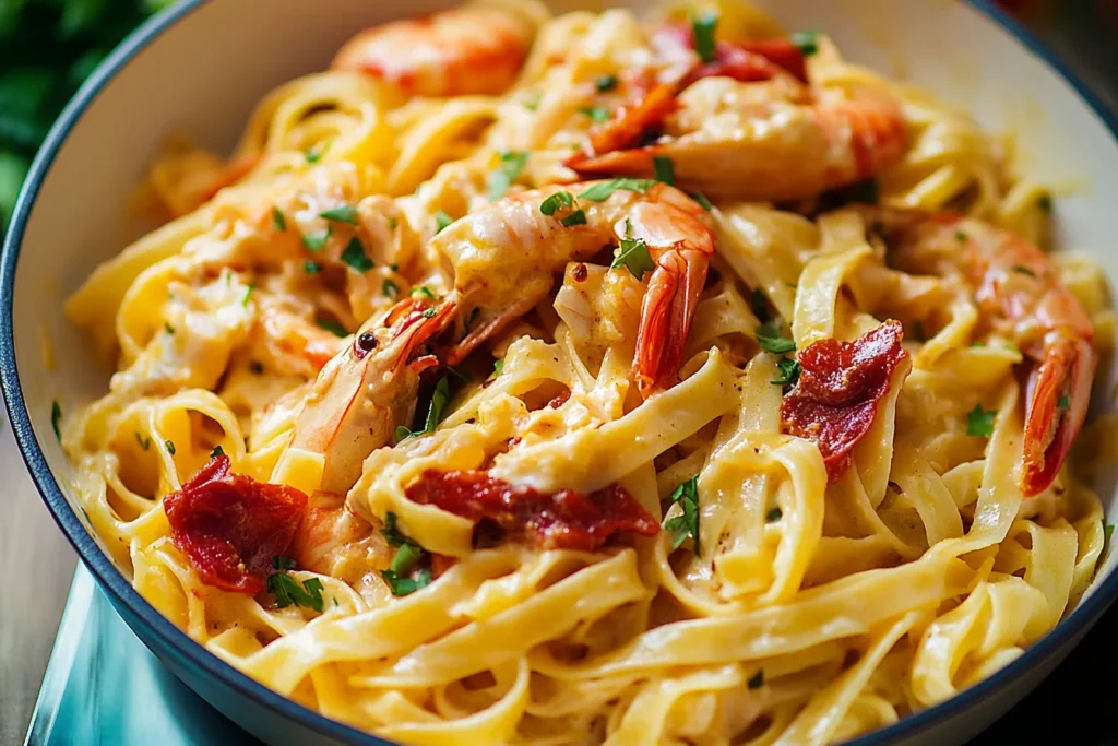 Crawfish Fettuccine Recipe