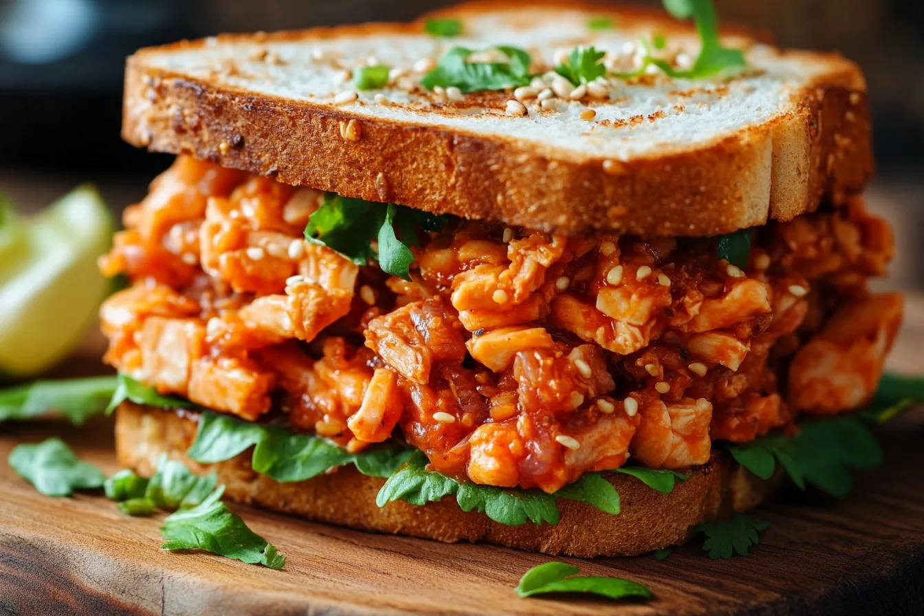 Kimchi Tuna Sandwich Recipe