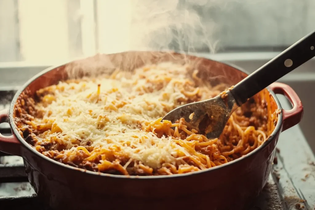 Spaghetti Casserole Recipe