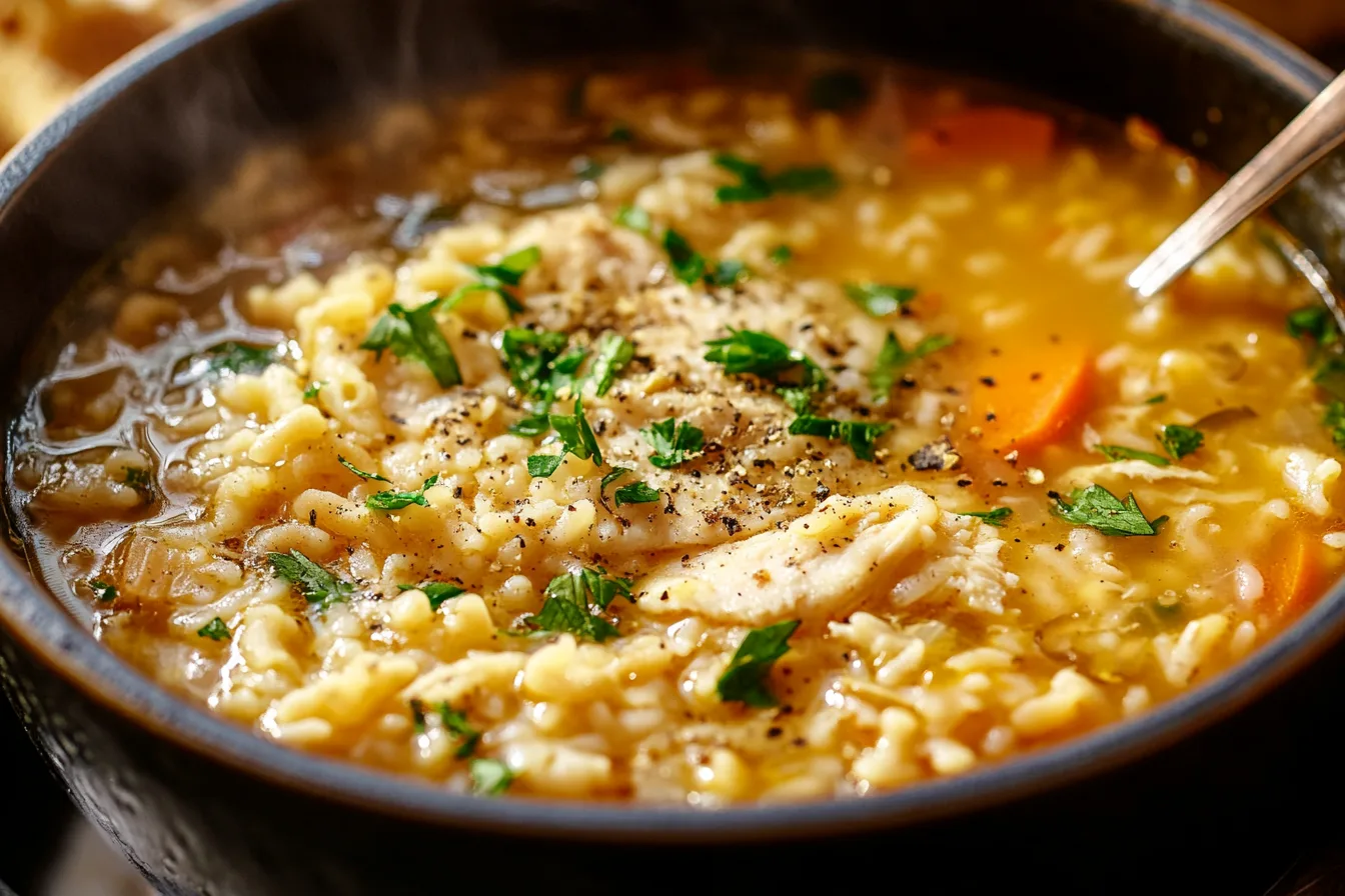 chicken pastina soup