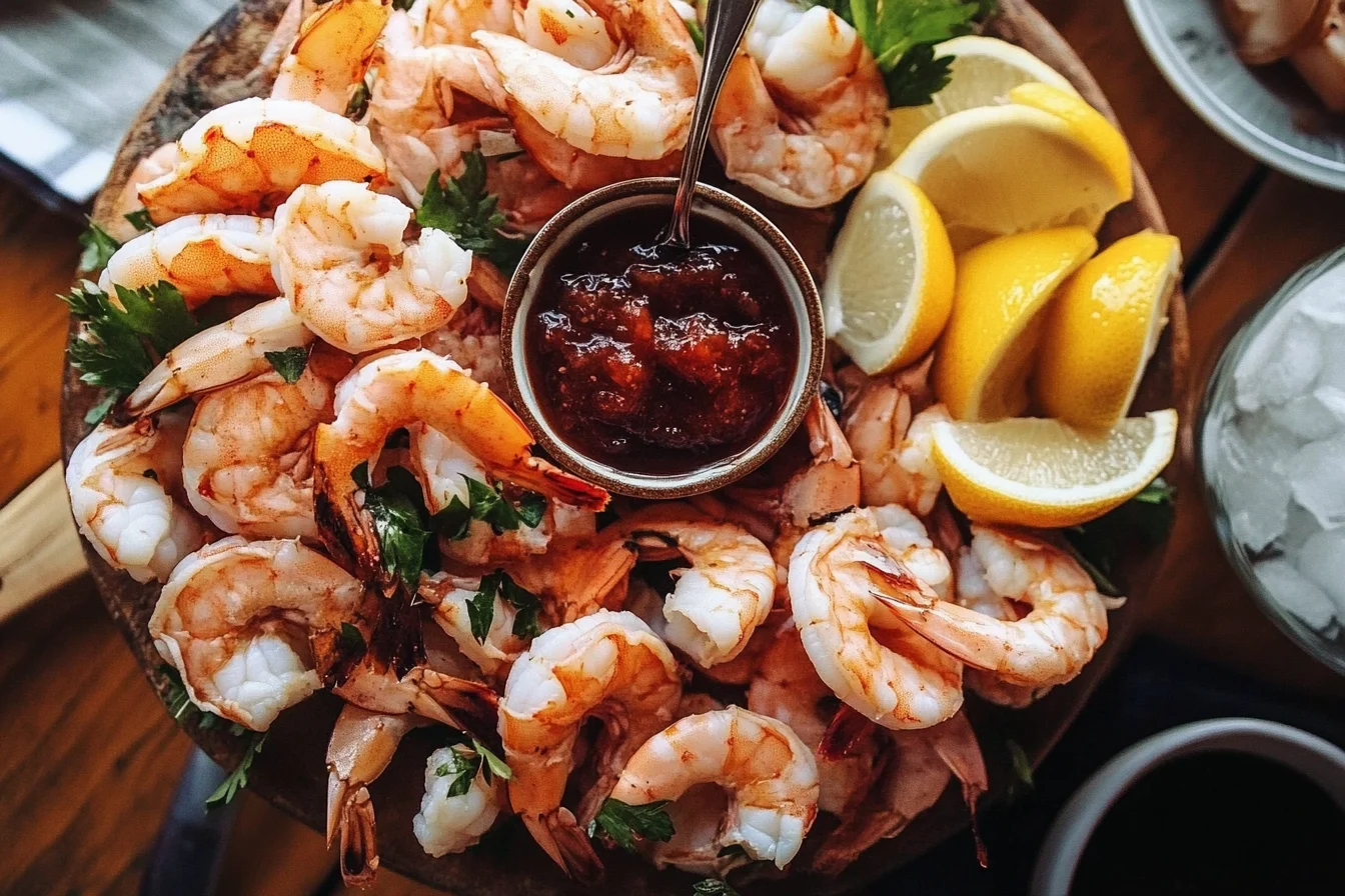 shrimp cocktail platter