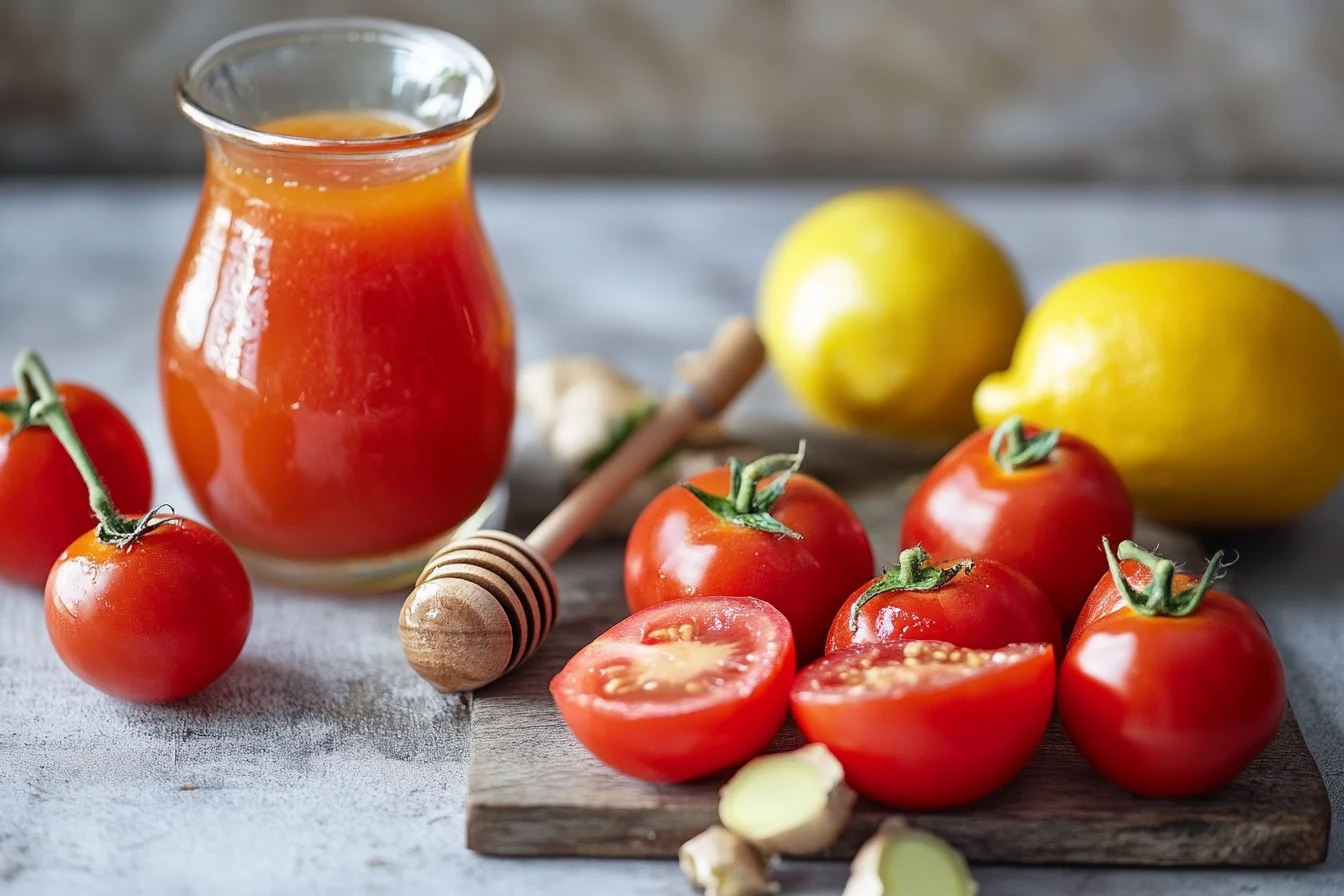 tomatoes honey and ginger