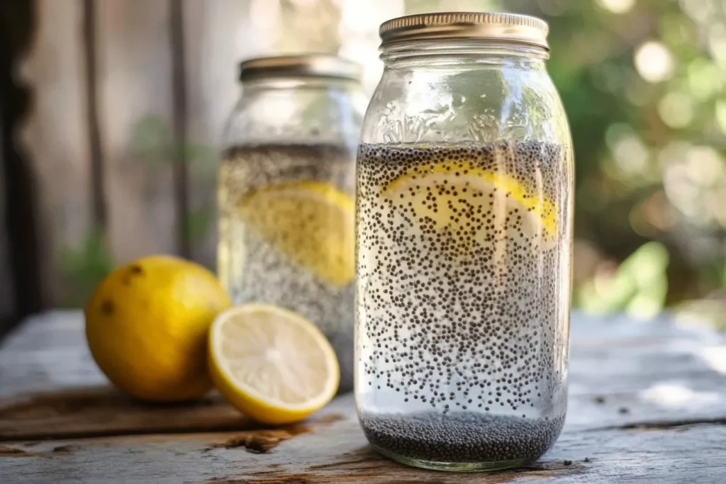 Chia water recipe