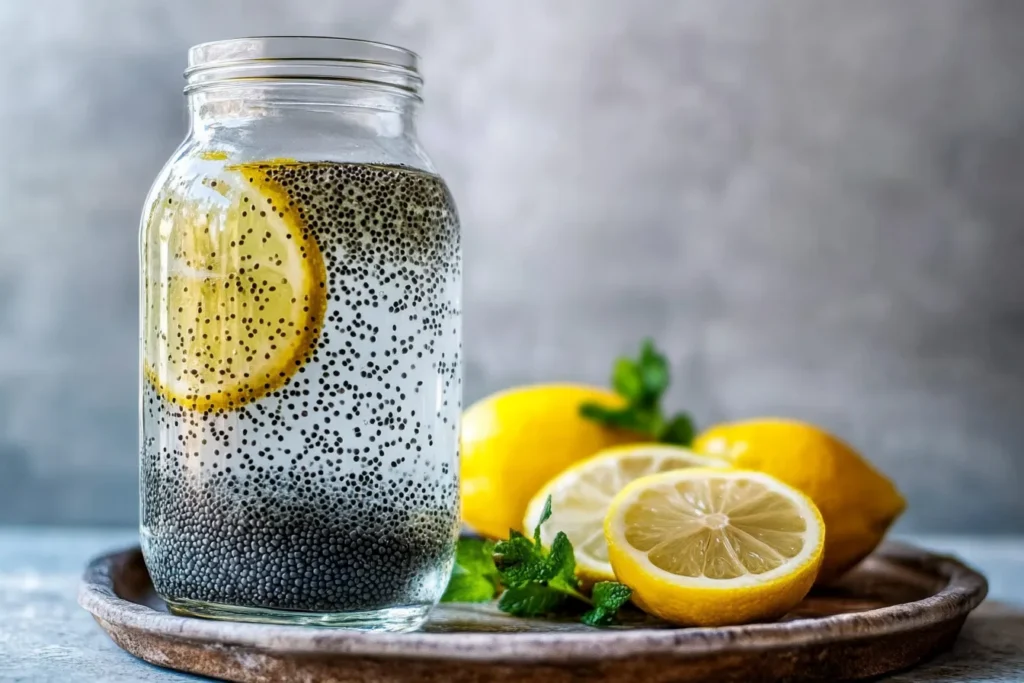 Chia water recipe