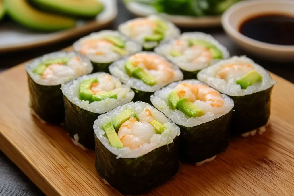 Shrimp and Avocado Roll 2