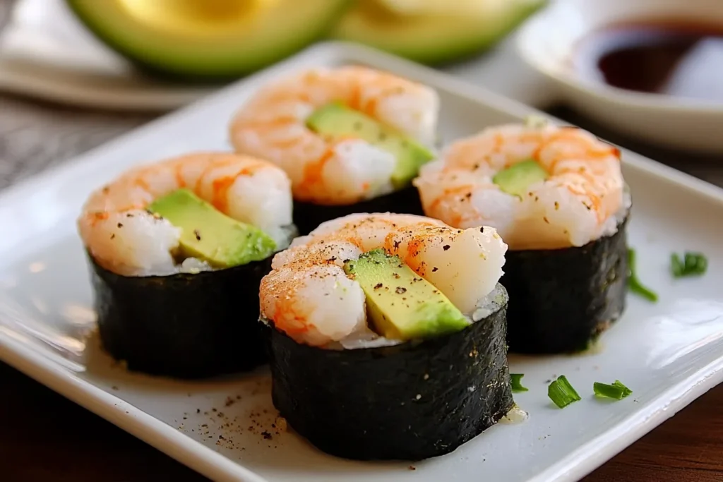 Shrimp and Avocado Roll 4