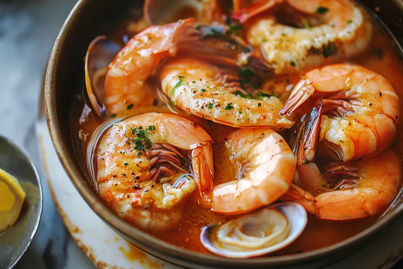 clam shrimp broth recipe