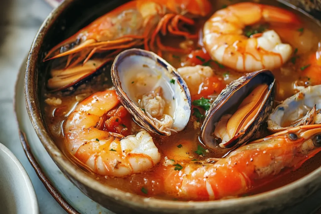 clam shrimp broth recipe