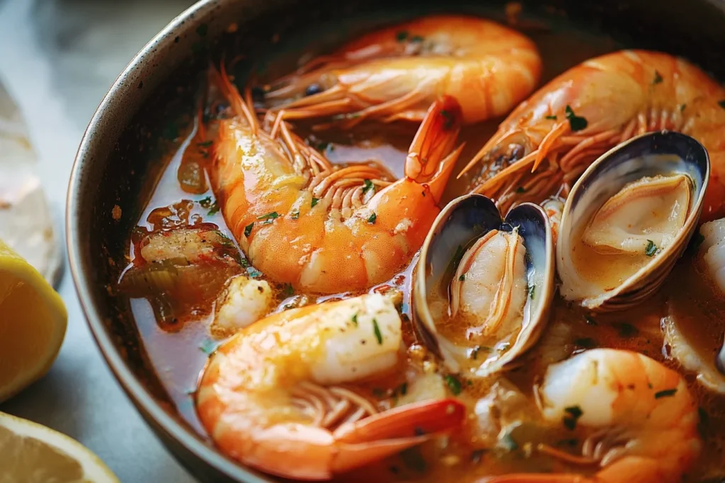 clam shrimp broth recipe