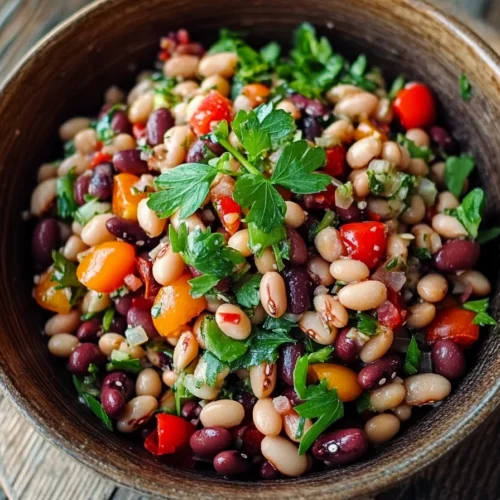 dense bean salad recipe