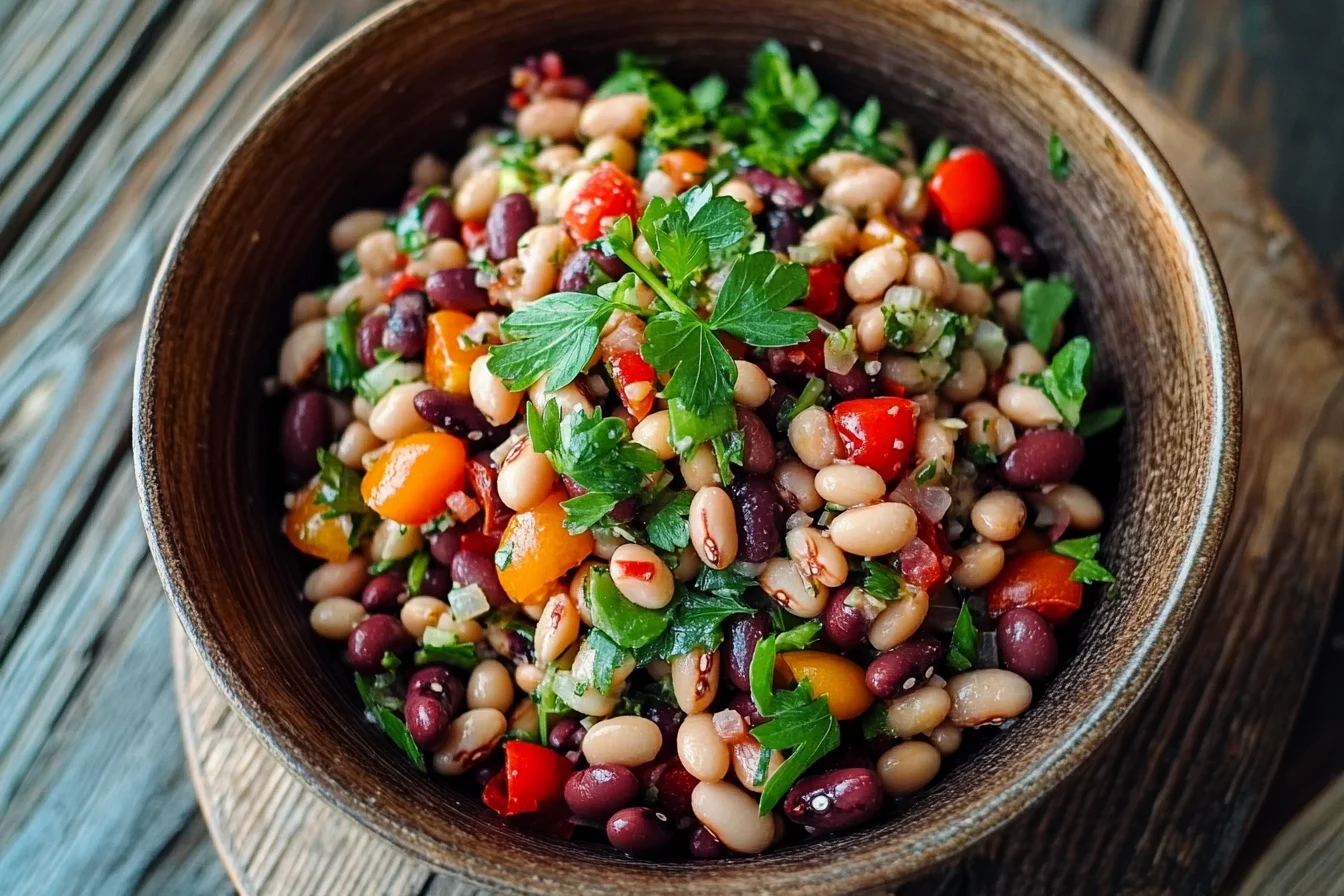 dense bean salad recipe