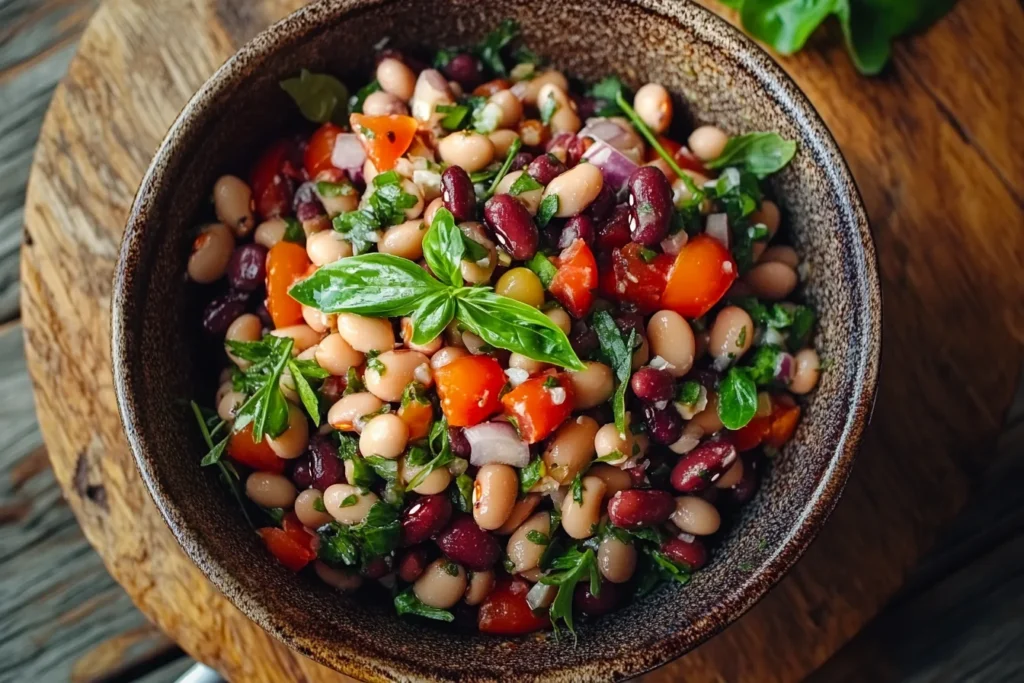 dense bean salad recipe