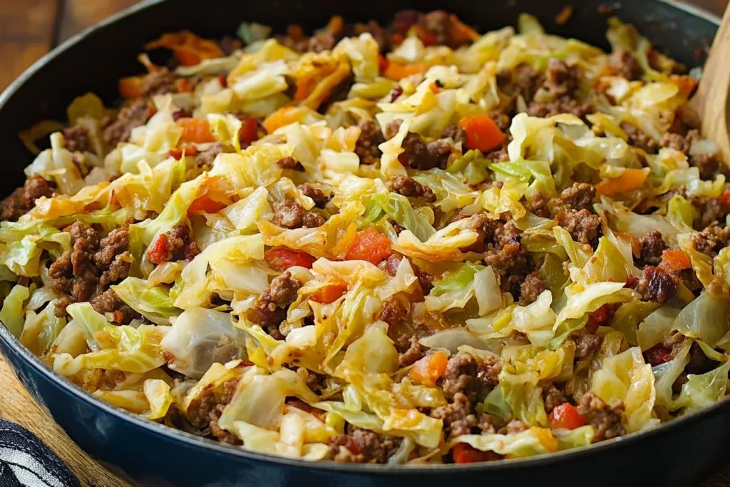 ground beef cabbage recipe 