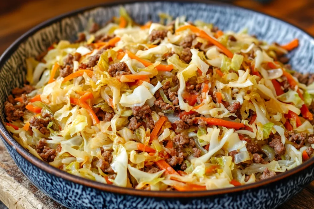 ground beef cabbage recipe 