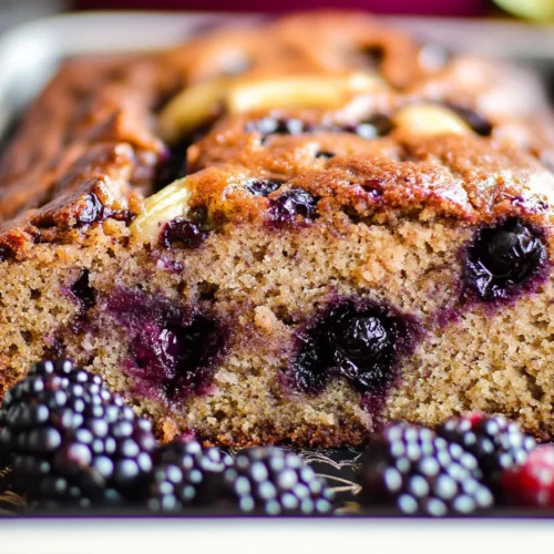 Blackberry Banana Bread