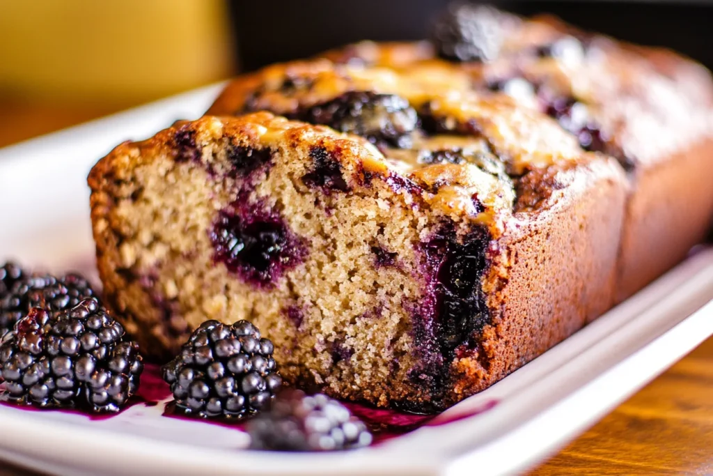 Blackberry Banana Bread