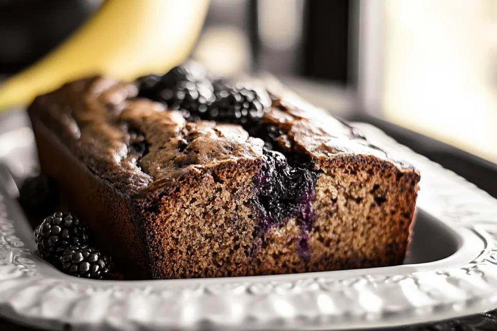 Blackberry Banana Bread