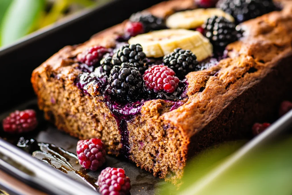 Blackberry Banana Bread