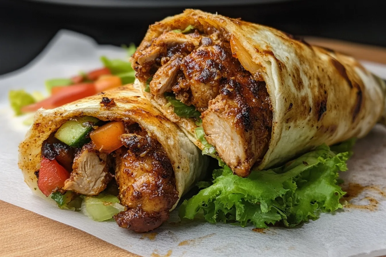 Jamaican Jerk Chicken Wrap