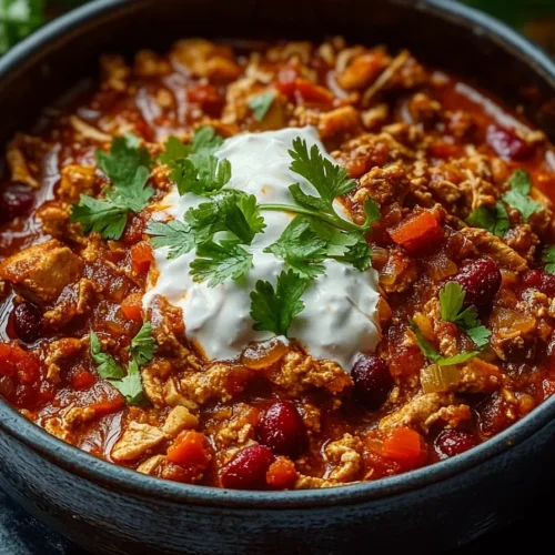 Turkey Cranberry Chili Recipe