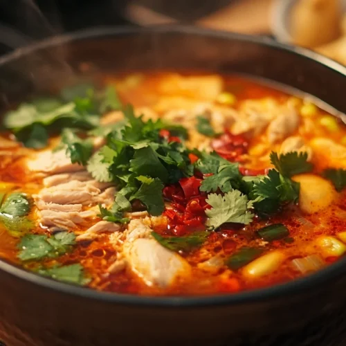 chopt spicy chicken soup