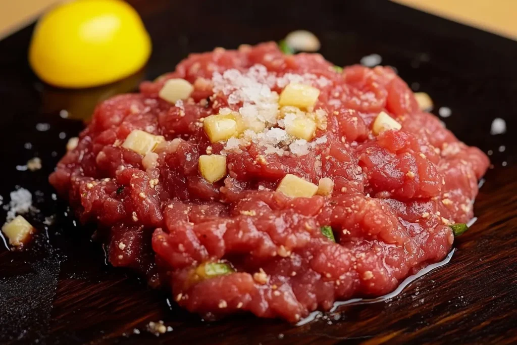 wagyu beef tartare