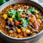 Black Bean Quinoa Soup