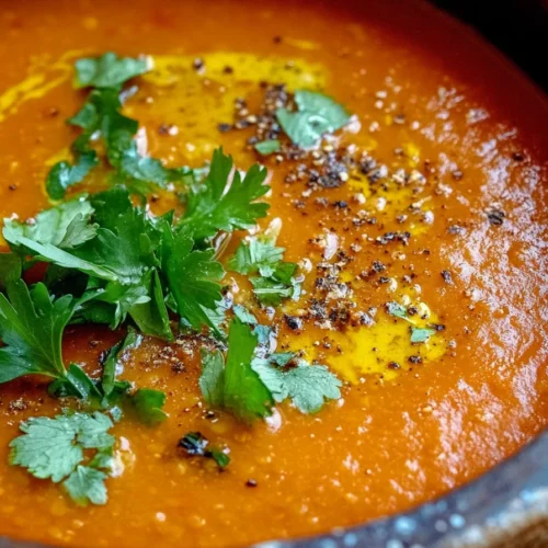 Greek Red Lentil Soup