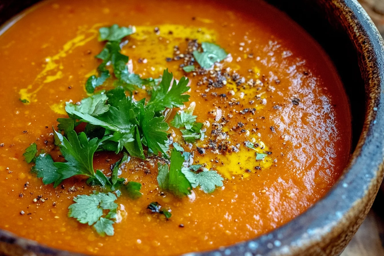 Greek Red Lentil Soup