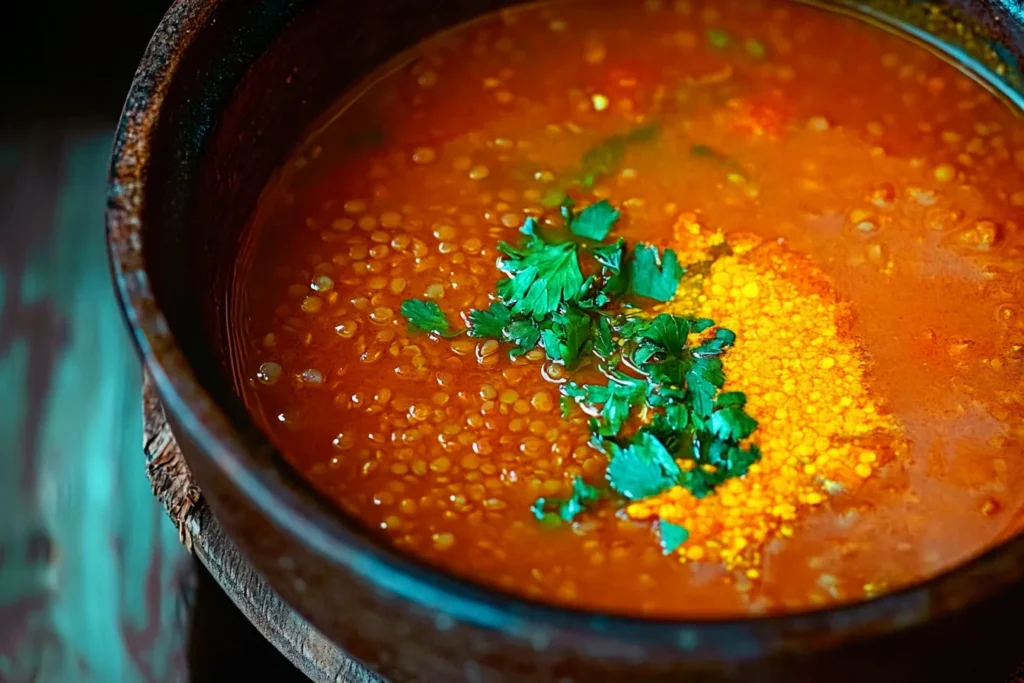 Greek Red Lentil Soup