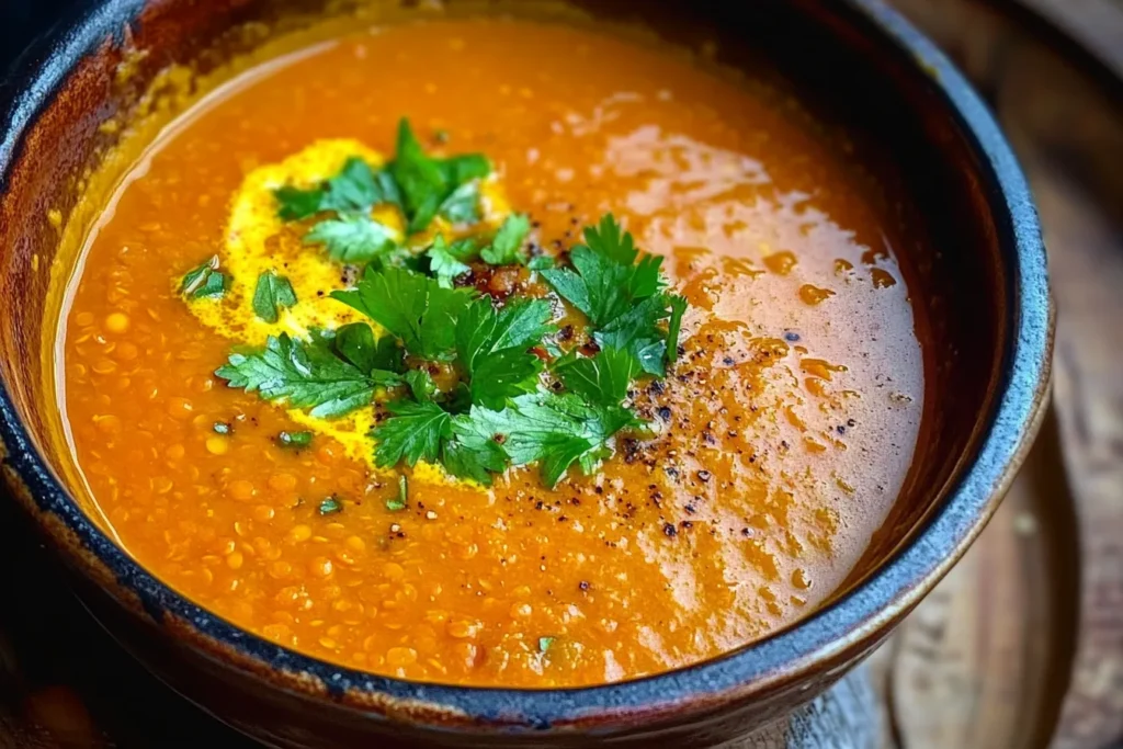 Greek Red Lentil Soup