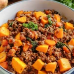 Ground Beef and Sweet Potato