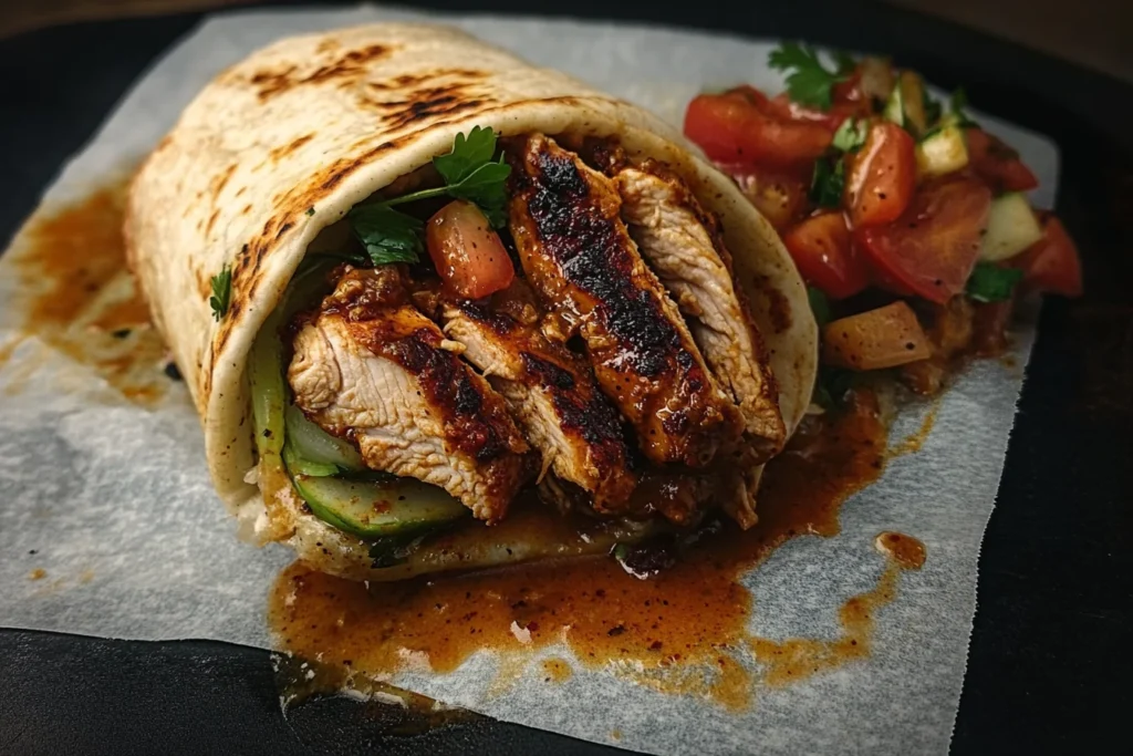 Jamaican Jerk Chicken Wrap