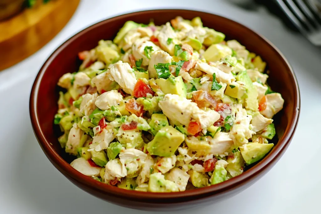 Keto Avocado Chicken Salad
