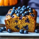 Pumpkin blueberry bread