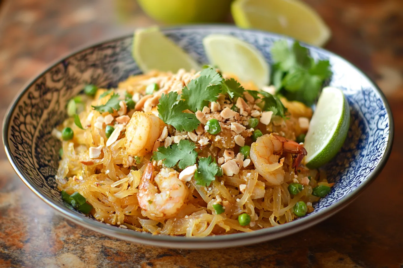 Spaghetti Squash Pad Thai