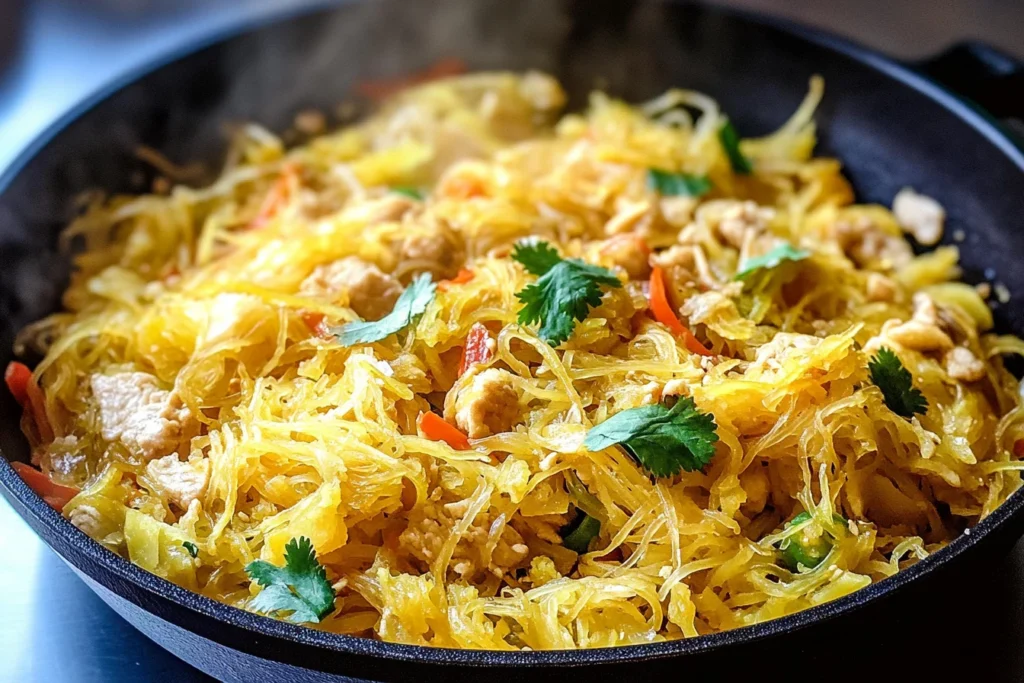 Spaghetti Squash Pad Thai