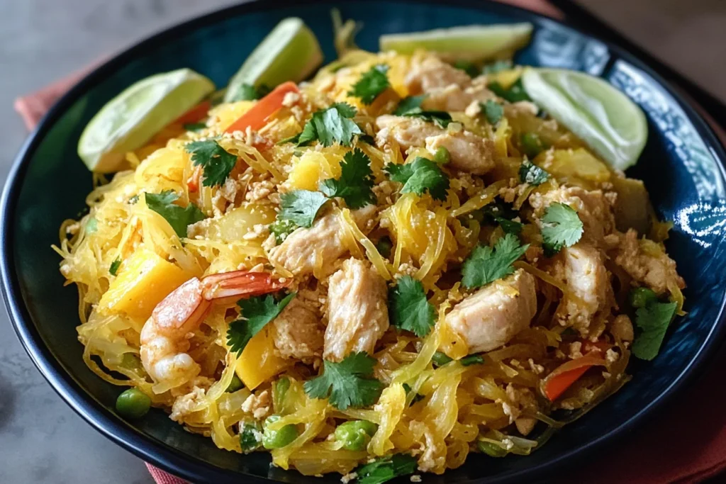 Spaghetti Squash Pad Thai