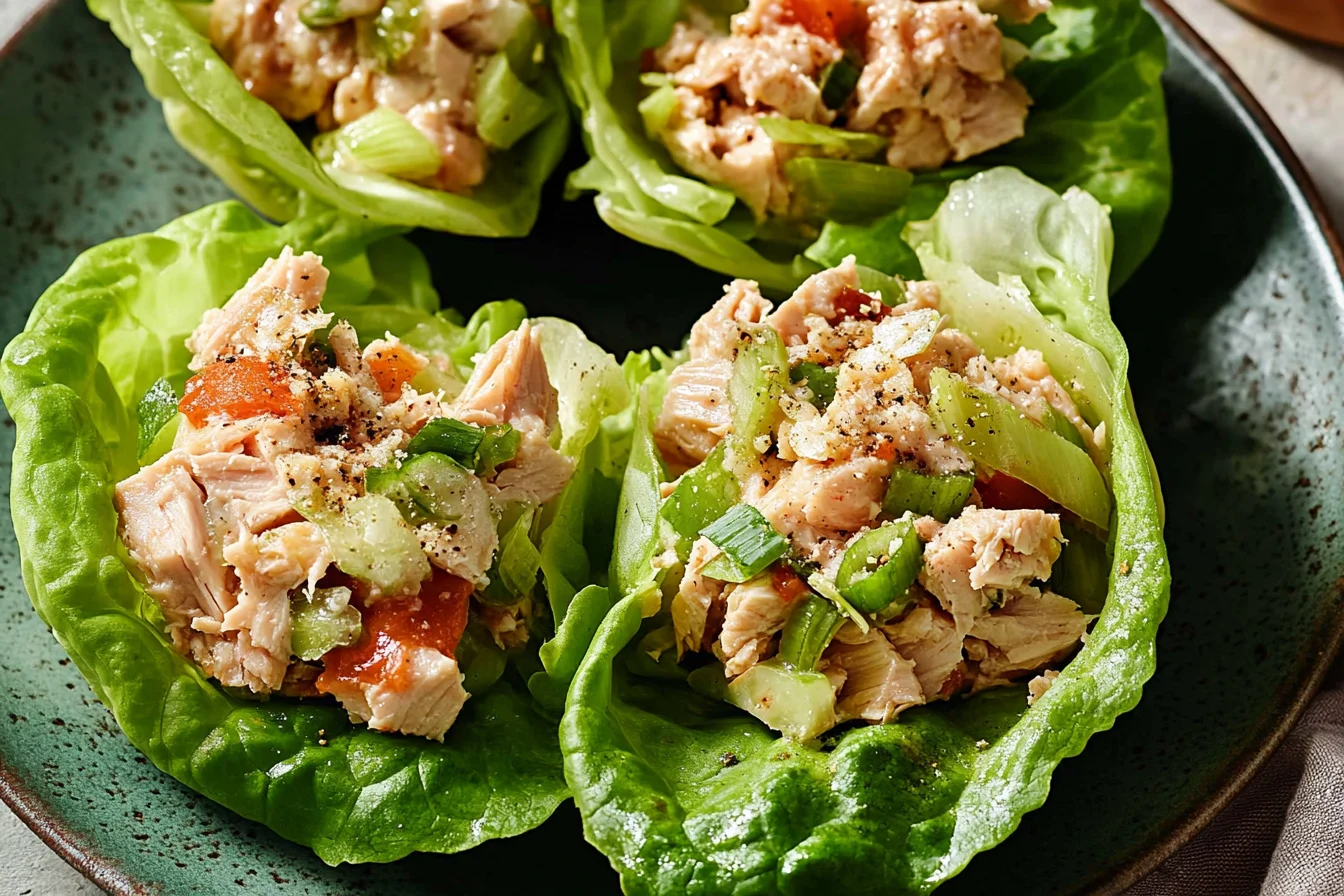 Tuna Lettuce Wraps Recipe