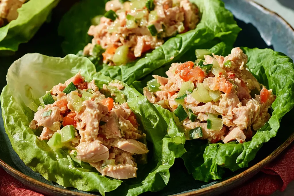 Tuna Lettuce Wraps Recipe