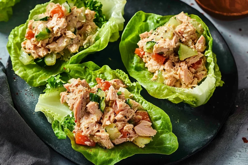 Tuna Lettuce Wraps Recipe