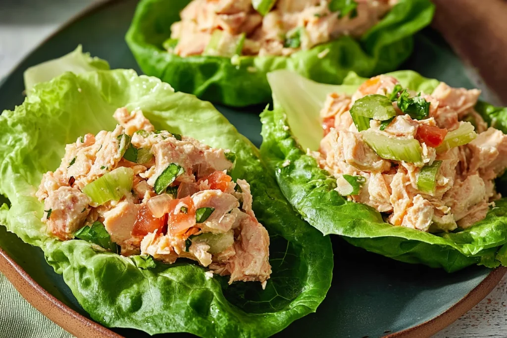 Tuna Lettuce Wraps Recipe